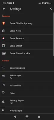 Brave Browser android App screenshot 8